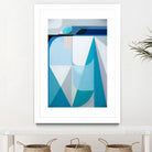 Frozen Shores by Marion Griese on GIANT ART - blue abstract