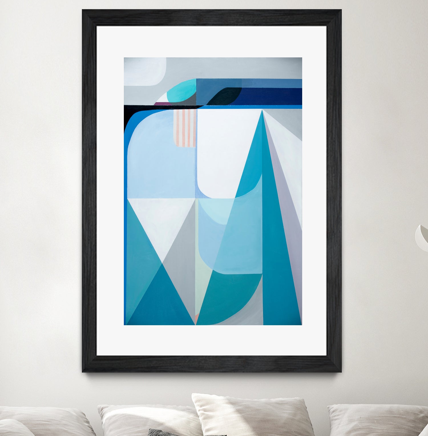 Frozen Shores by Marion Griese on GIANT ART - blue abstract