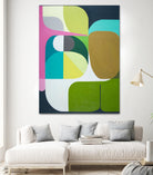 Journey by Marion Griese on GIANT ART - green abstract