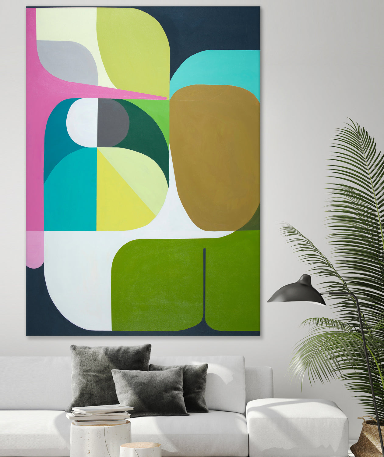 Journey by Marion Griese on GIANT ART - green abstract