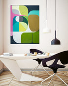 Journey by Marion Griese on GIANT ART - green abstract