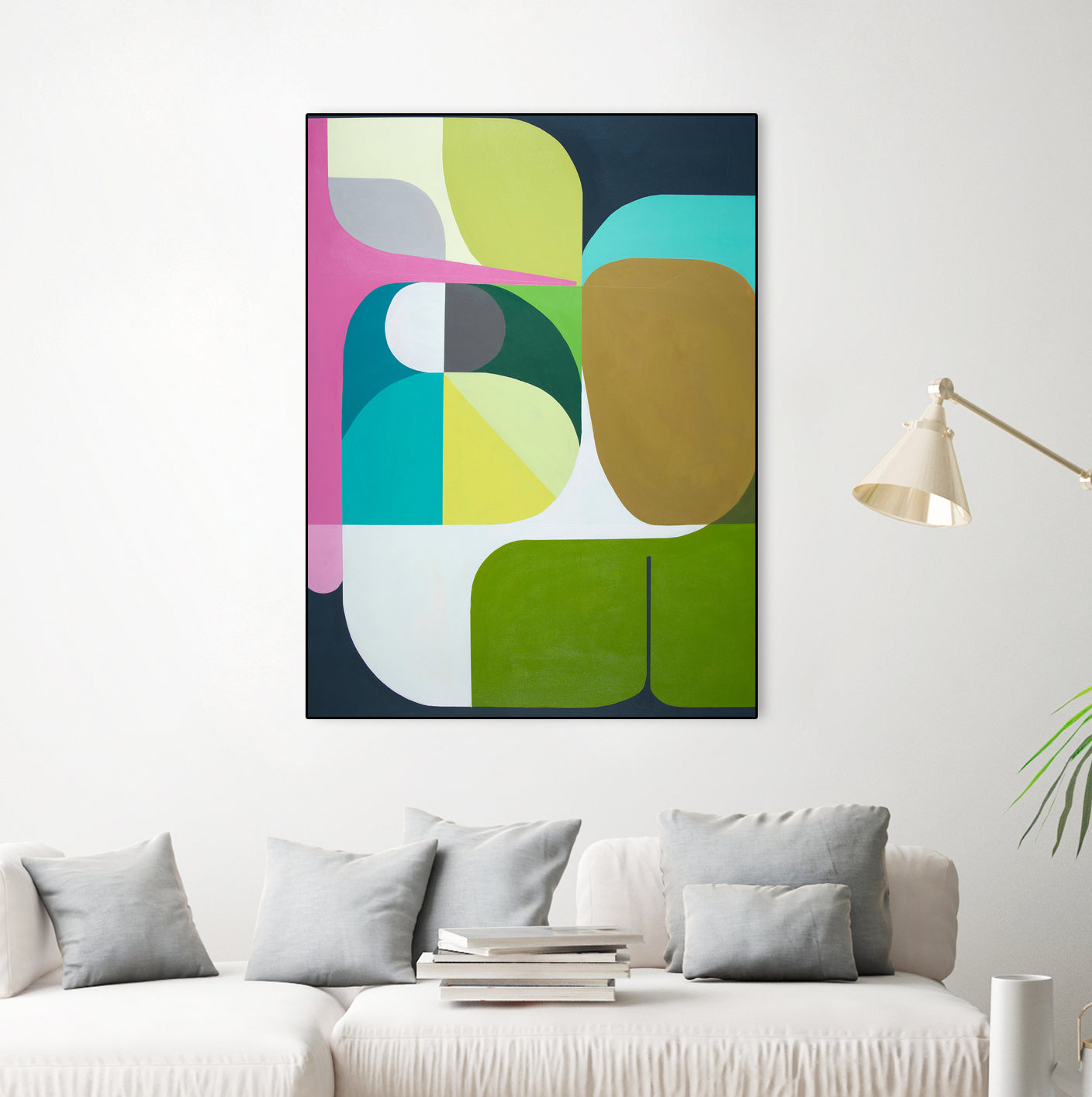 Journey by Marion Griese on GIANT ART - green abstract