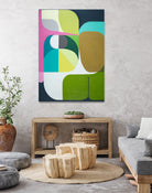 Journey by Marion Griese on GIANT ART - green abstract