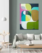 Journey by Marion Griese on GIANT ART - green abstract