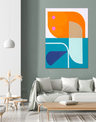 Running Towards The Sun 2 by Marion Griese on GIANT ART - orange abstract