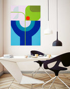 Running Towards the Sun 4 by Marion Griese on GIANT ART - green abstract