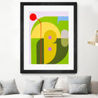 Running Towards the Sun 7  by Marion Griese on GIANT ART - yellow abstract