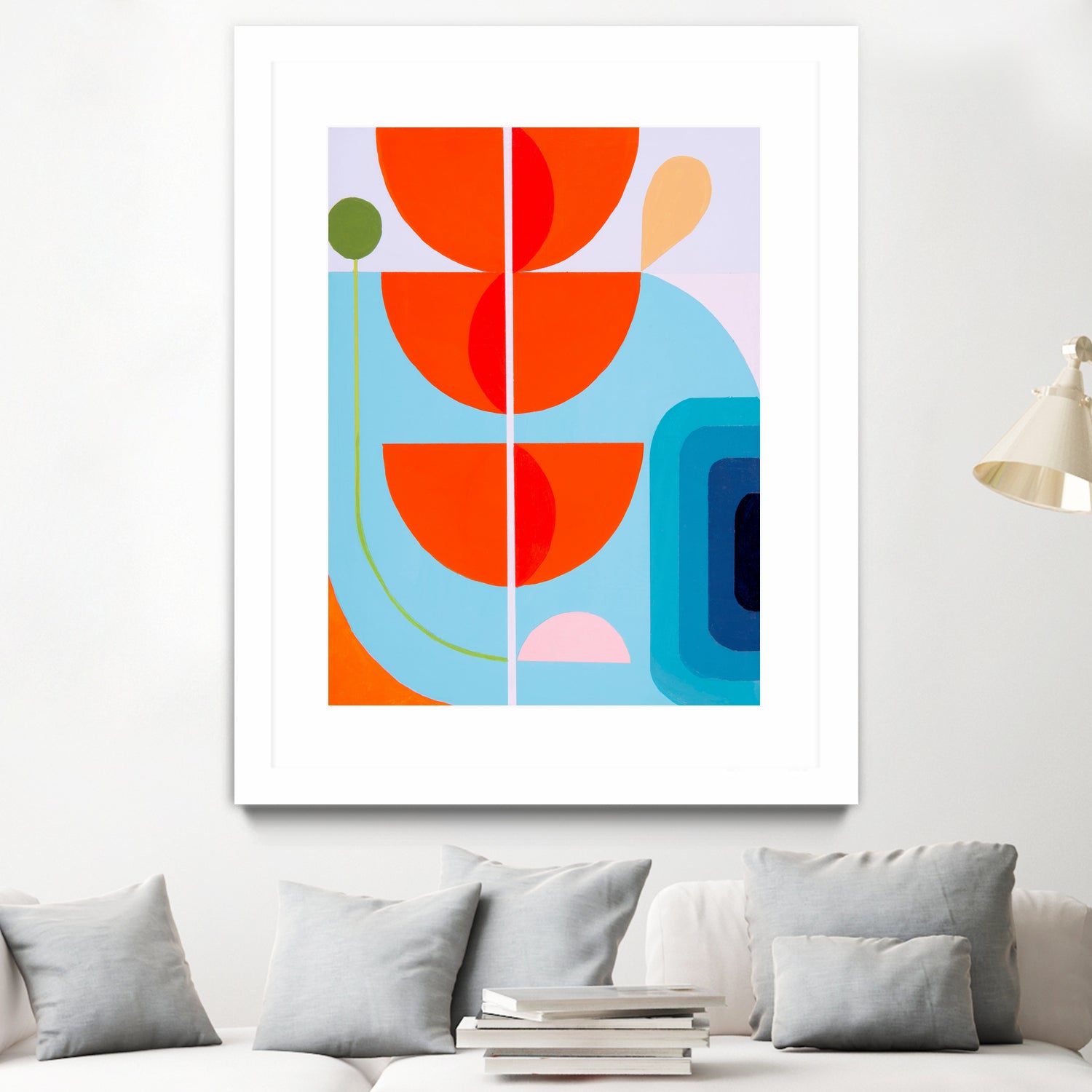 Running Towards the Sun 10 by Marion Griese on GIANT ART - orange abstract