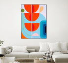 Running Towards the Sun 10 by Marion Griese on GIANT ART - orange abstract