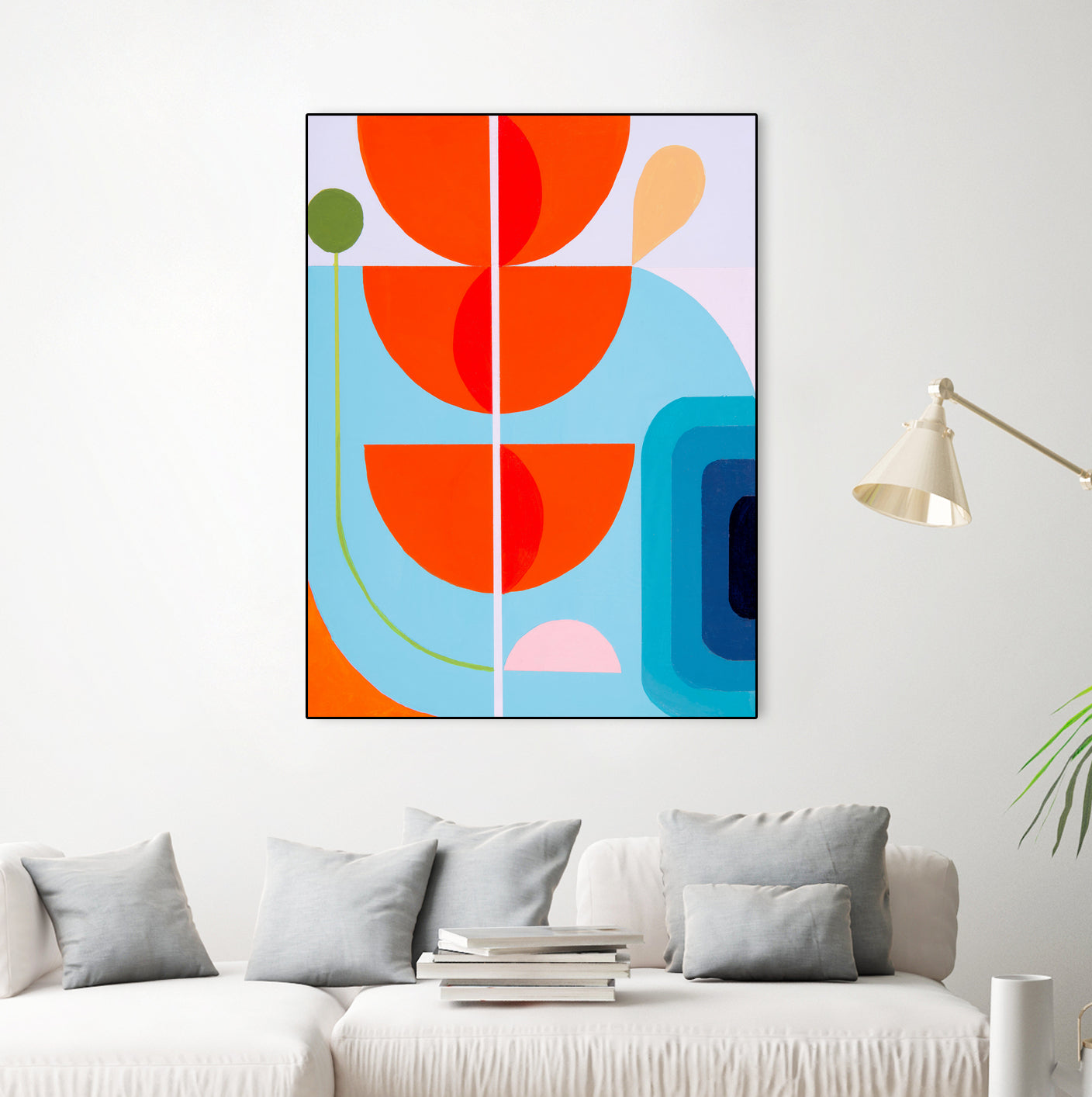 Running Towards the Sun 10 by Marion Griese on GIANT ART - orange abstract