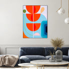 Running Towards the Sun 10 by Marion Griese on GIANT ART - orange abstract