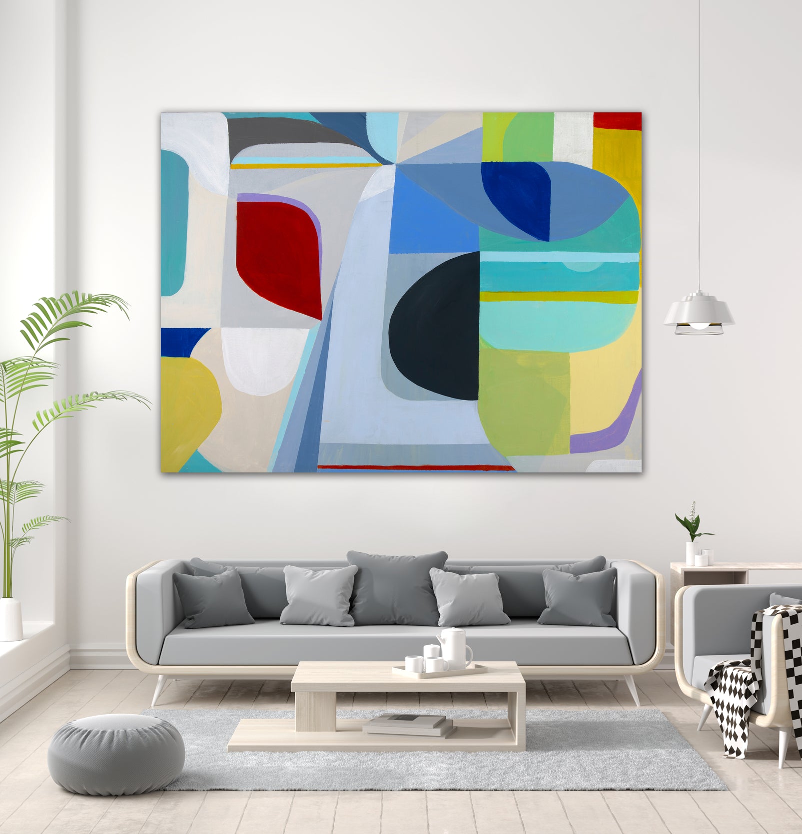 Into the Sky of This by Marion Griese on GIANT ART - red abstract