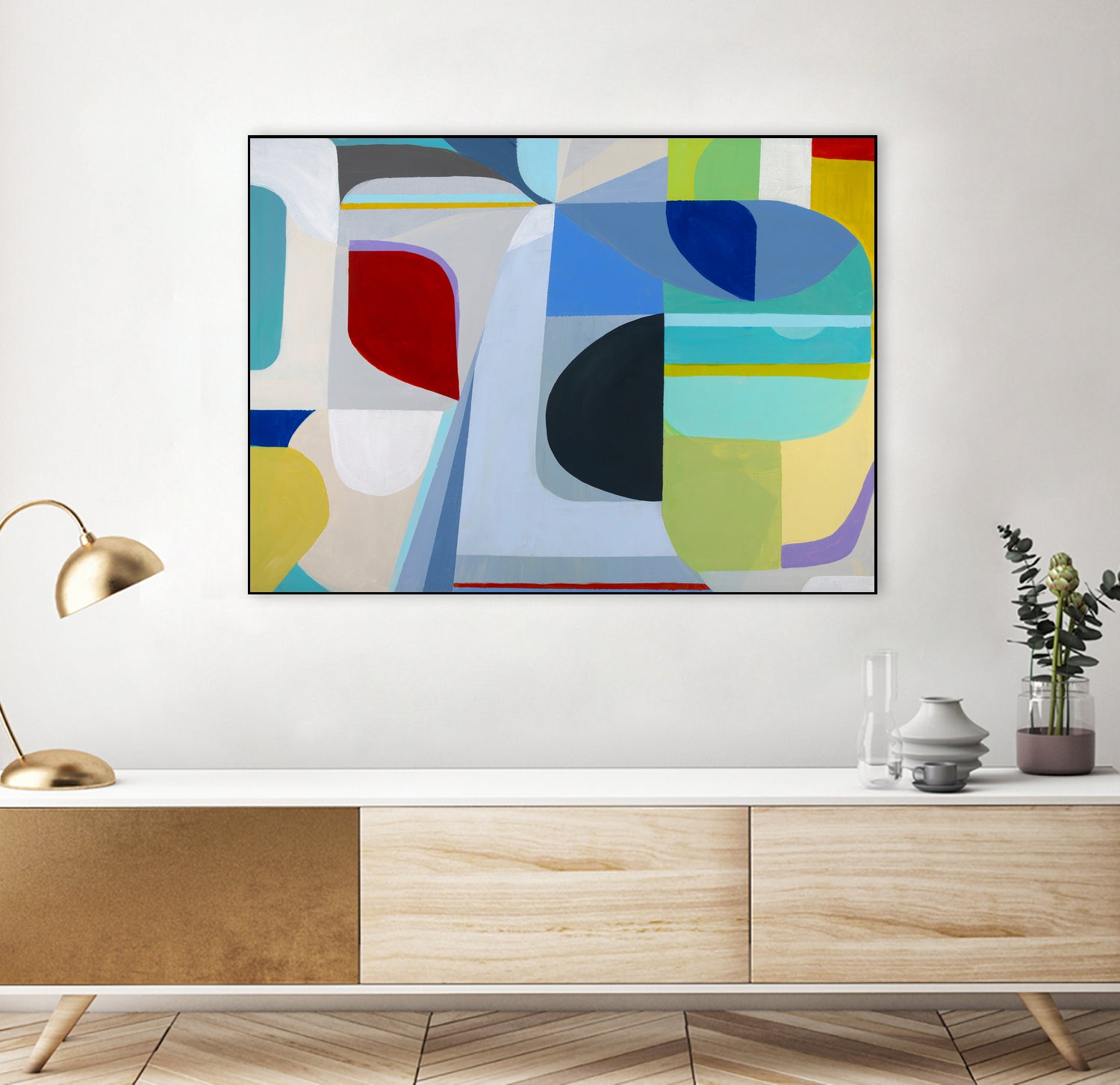 Into the Sky of This by Marion Griese on GIANT ART - red abstract