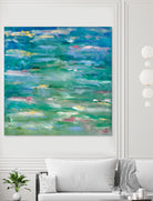 Homage to Monet by Meredith Howse on GIANT ART - yellow abstracts