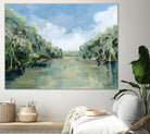 Murray River by Meredith Howse on GIANT ART - green abstracts