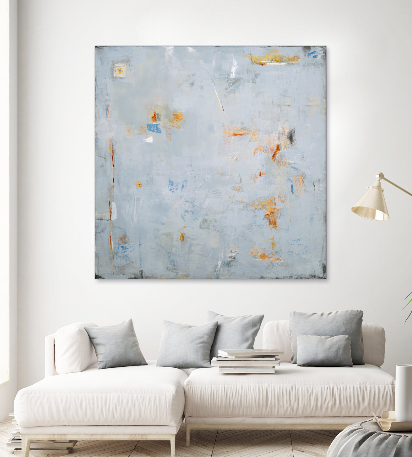 Abstract In Blue 2 by Jodi Major on GIANT ART - brown contemporary