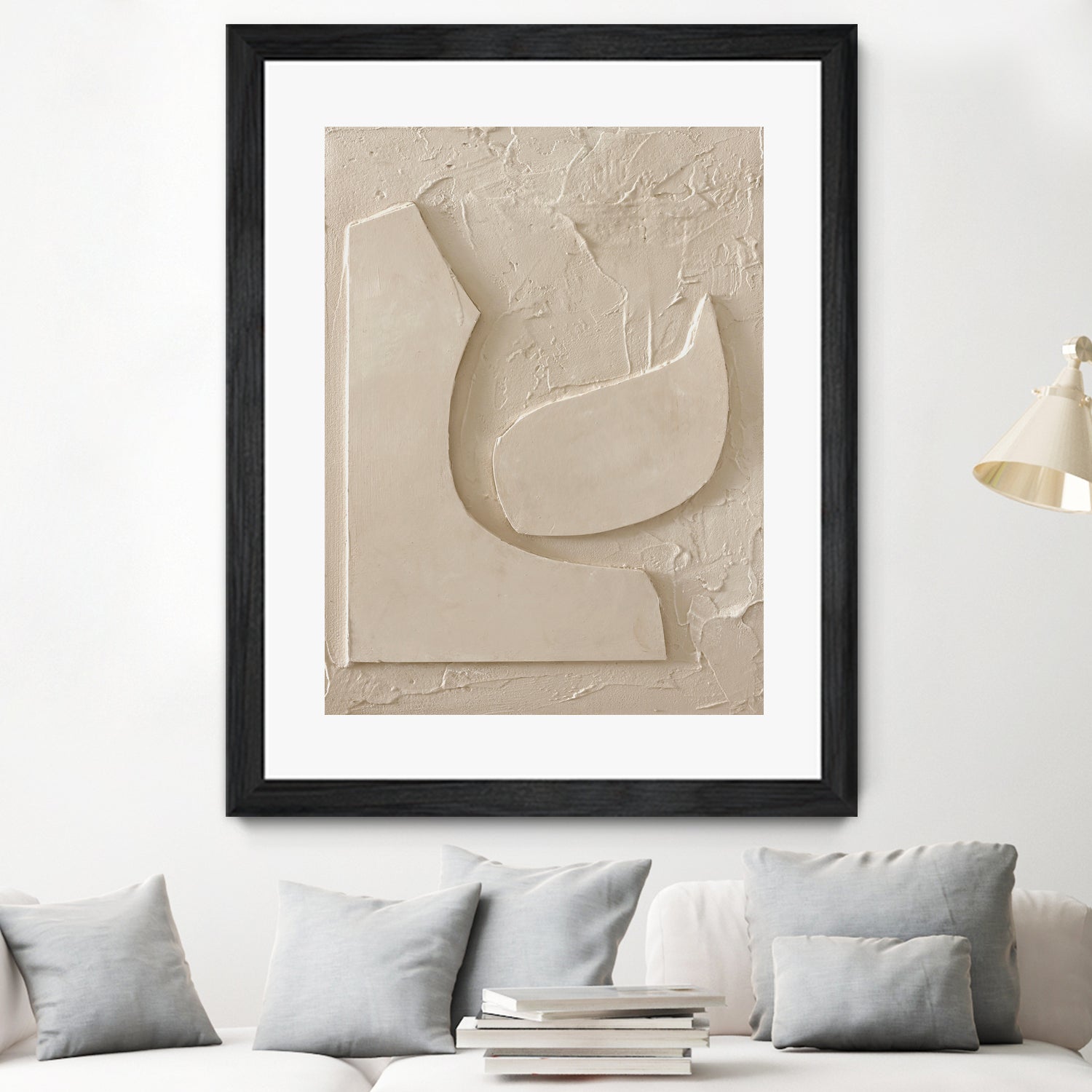 The Simple 2 by Design Fabrikken on GIANT ART - gray abstracts