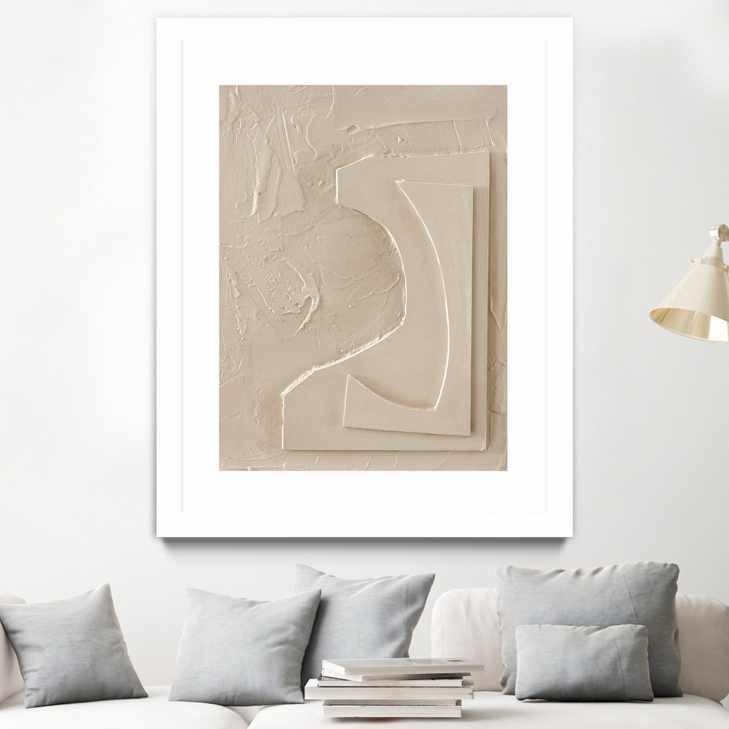 The Simple 1 by Design Fabrikken on GIANT ART - white abstracts