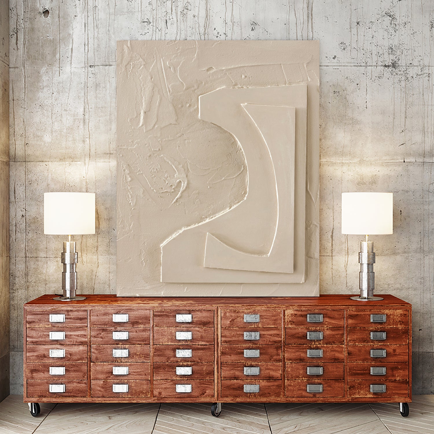 The Simple 1 by Design Fabrikken on GIANT ART - white abstracts