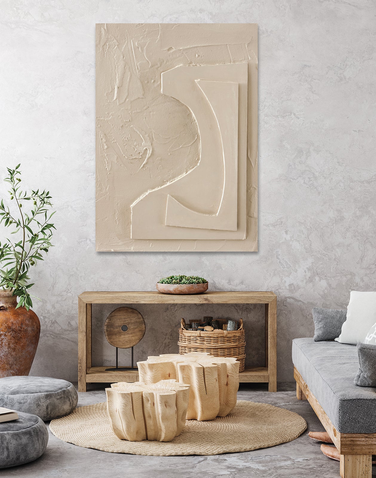 The Simple 1 by Design Fabrikken on GIANT ART - white abstracts