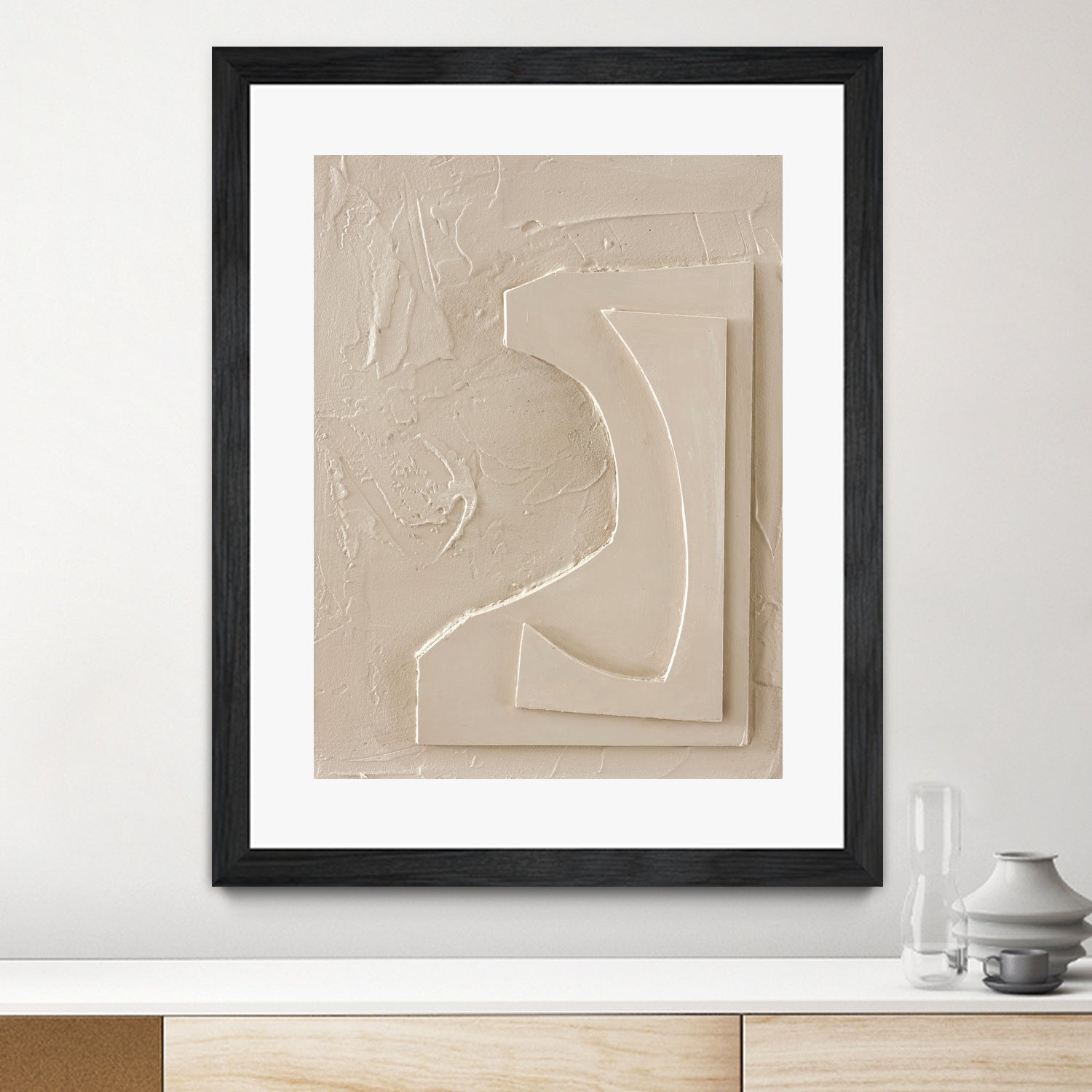 The Simple 1 by Design Fabrikken on GIANT ART - white abstracts