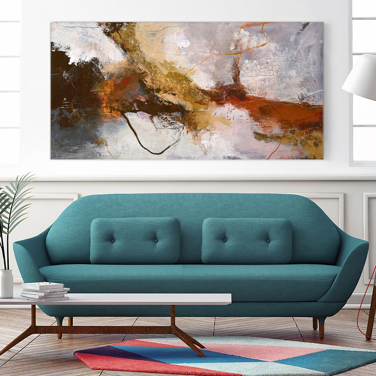 Still Time by Design Fabrikken on GIANT ART - yellow abstracts