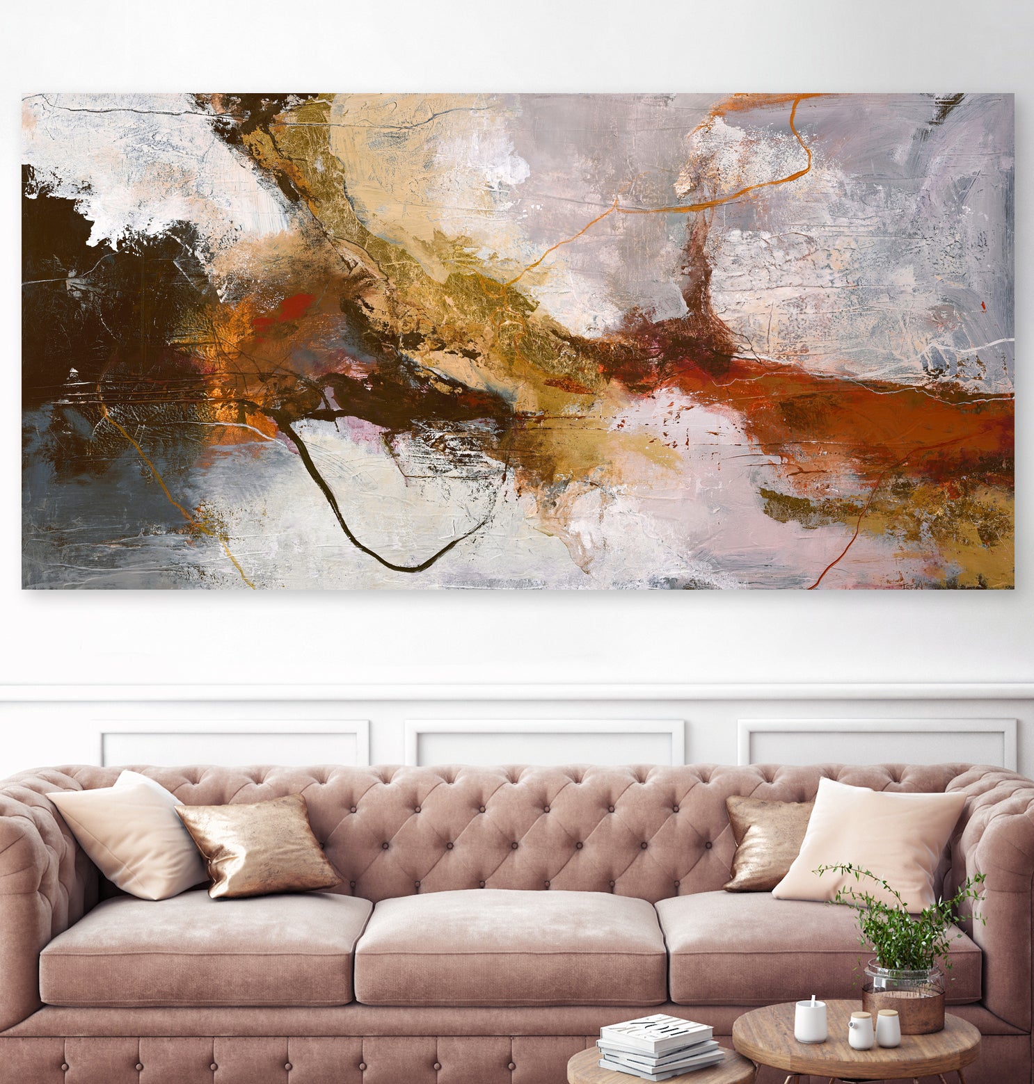 Still Time by Design Fabrikken on GIANT ART - yellow abstracts