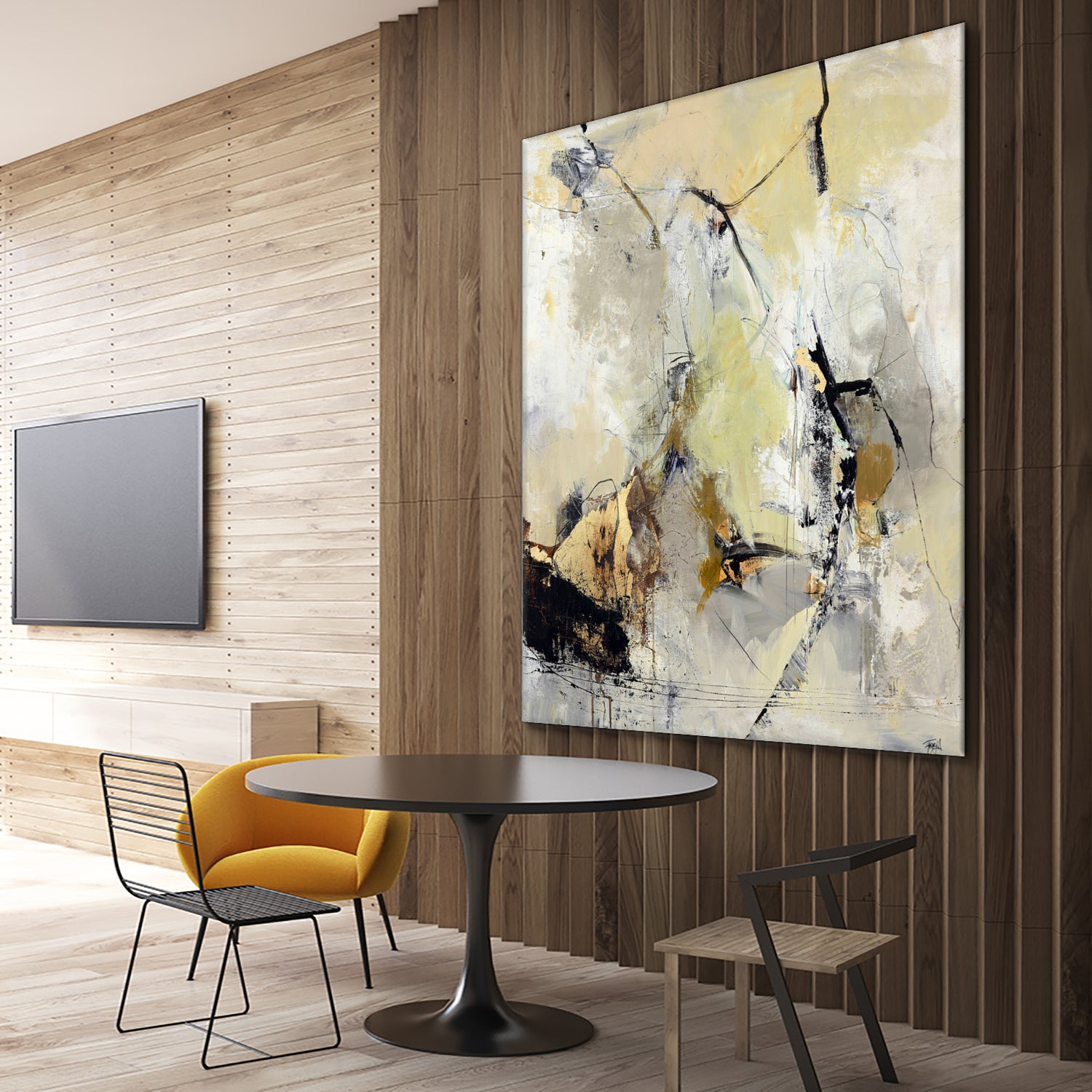 Summerwind by Design Fabrikken on GIANT ART - white abstracts