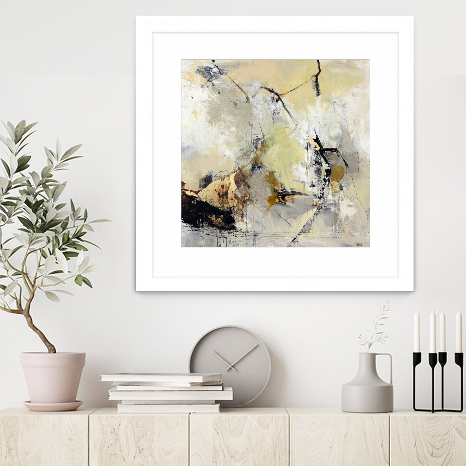 Summerwind by Design Fabrikken on GIANT ART - white abstracts