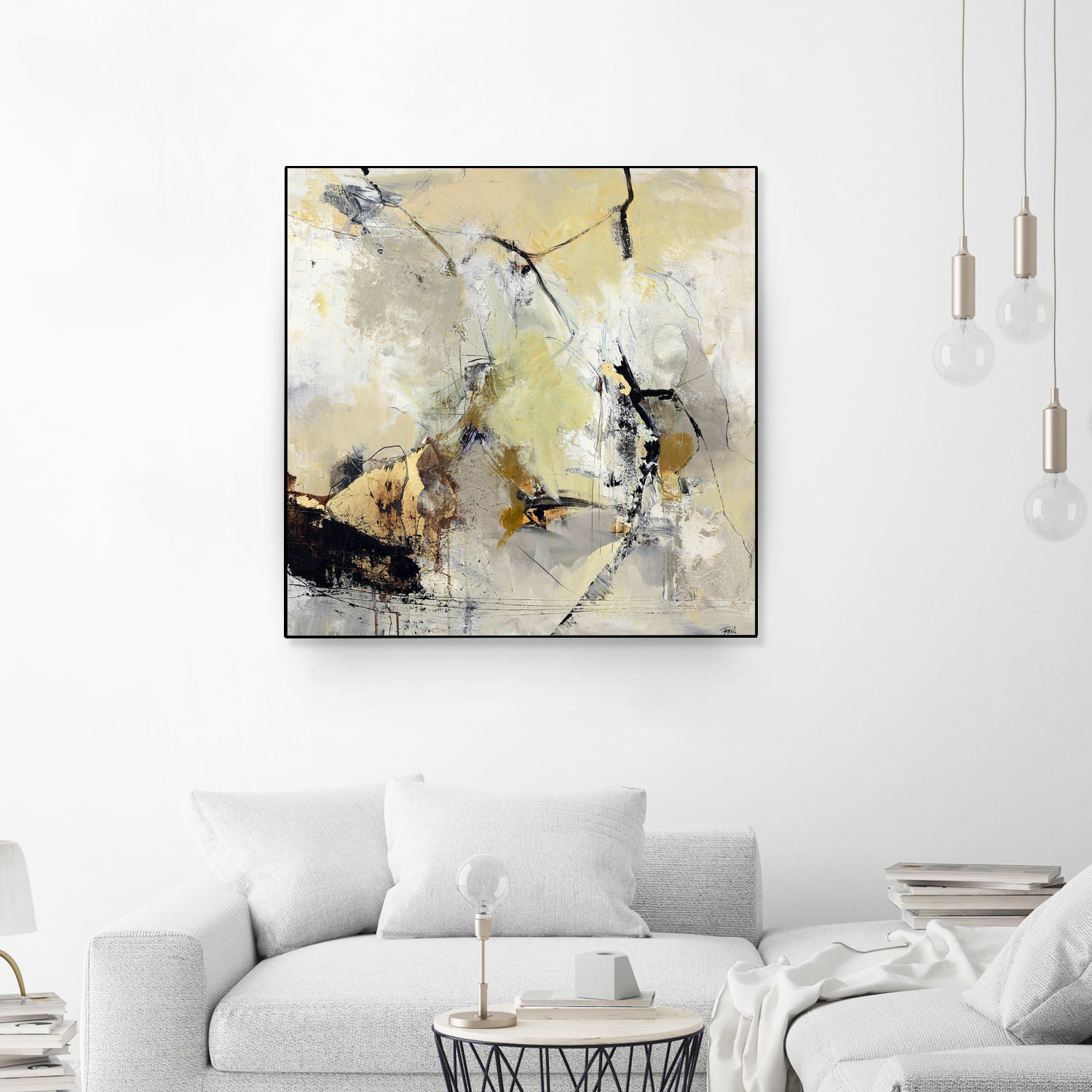 Summerwind by Design Fabrikken on GIANT ART - white abstracts