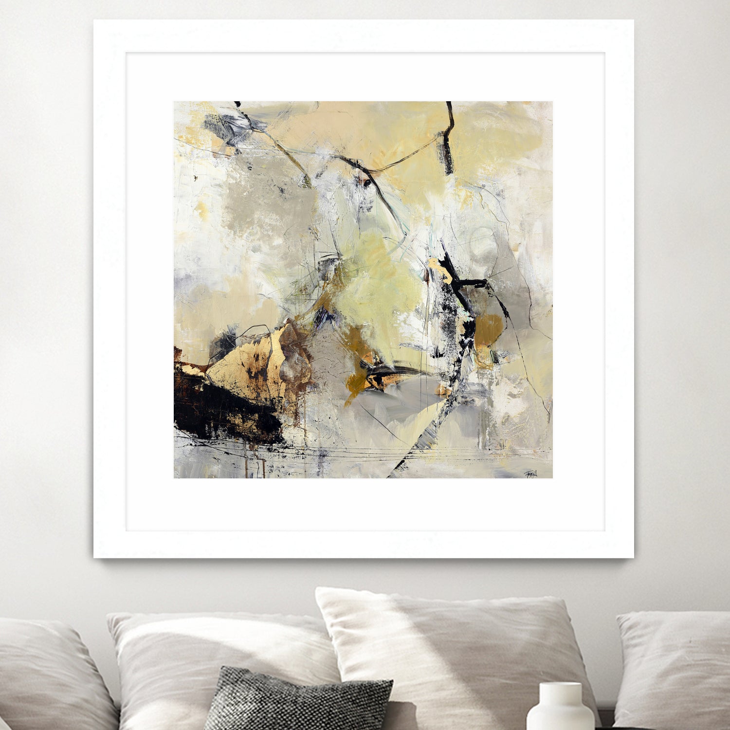 Summerwind by Design Fabrikken on GIANT ART - white abstracts