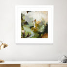 Evergreen 1 by Design Fabrikken on GIANT ART - gold floral/still life