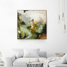 Evergreen 1 by Design Fabrikken on GIANT ART - gold floral/still life