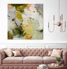 Evergreen 2 by Design Fabrikken on GIANT ART - gold floral/still life