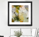 Evergreen 2 by Design Fabrikken on GIANT ART - gold floral/still life