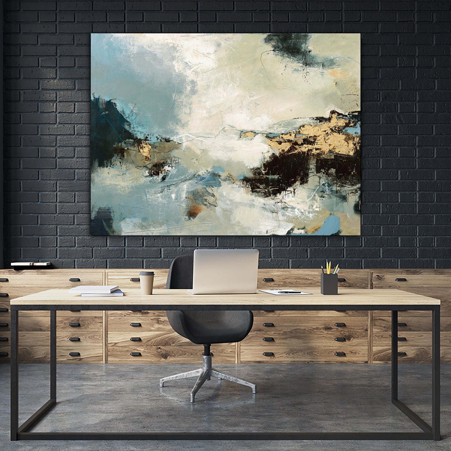 Retreat by Design Fabrikken on GIANT ART - brown abstracts