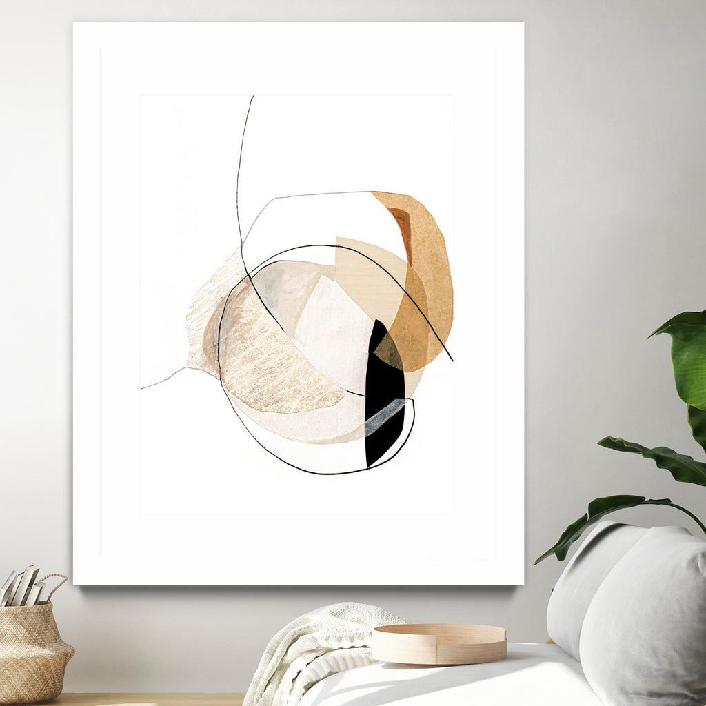 Graphical  Shapes 4 by Design Fabrikken  on GIANT ART - black abstract