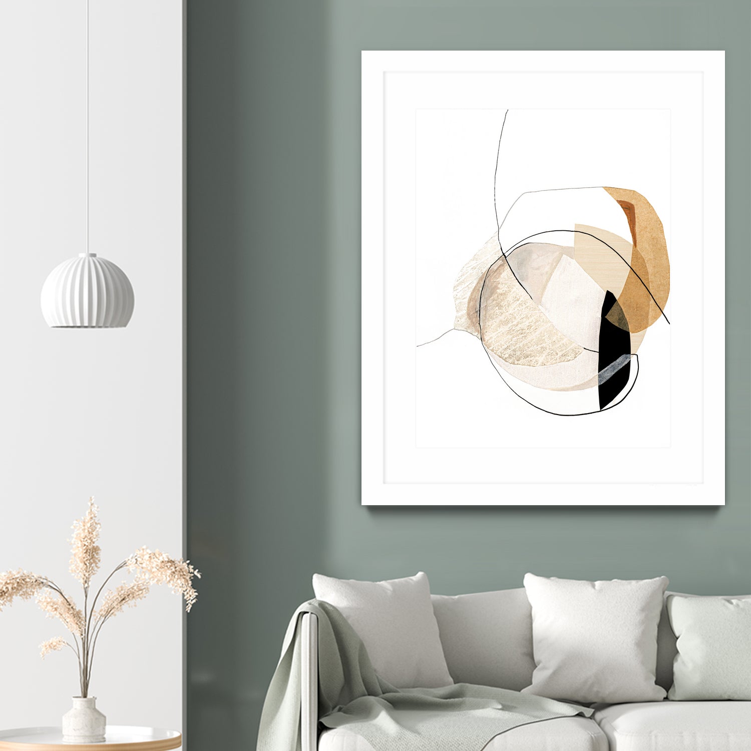 Graphical  Shapes 4 by Design Fabrikken  on GIANT ART - black abstract