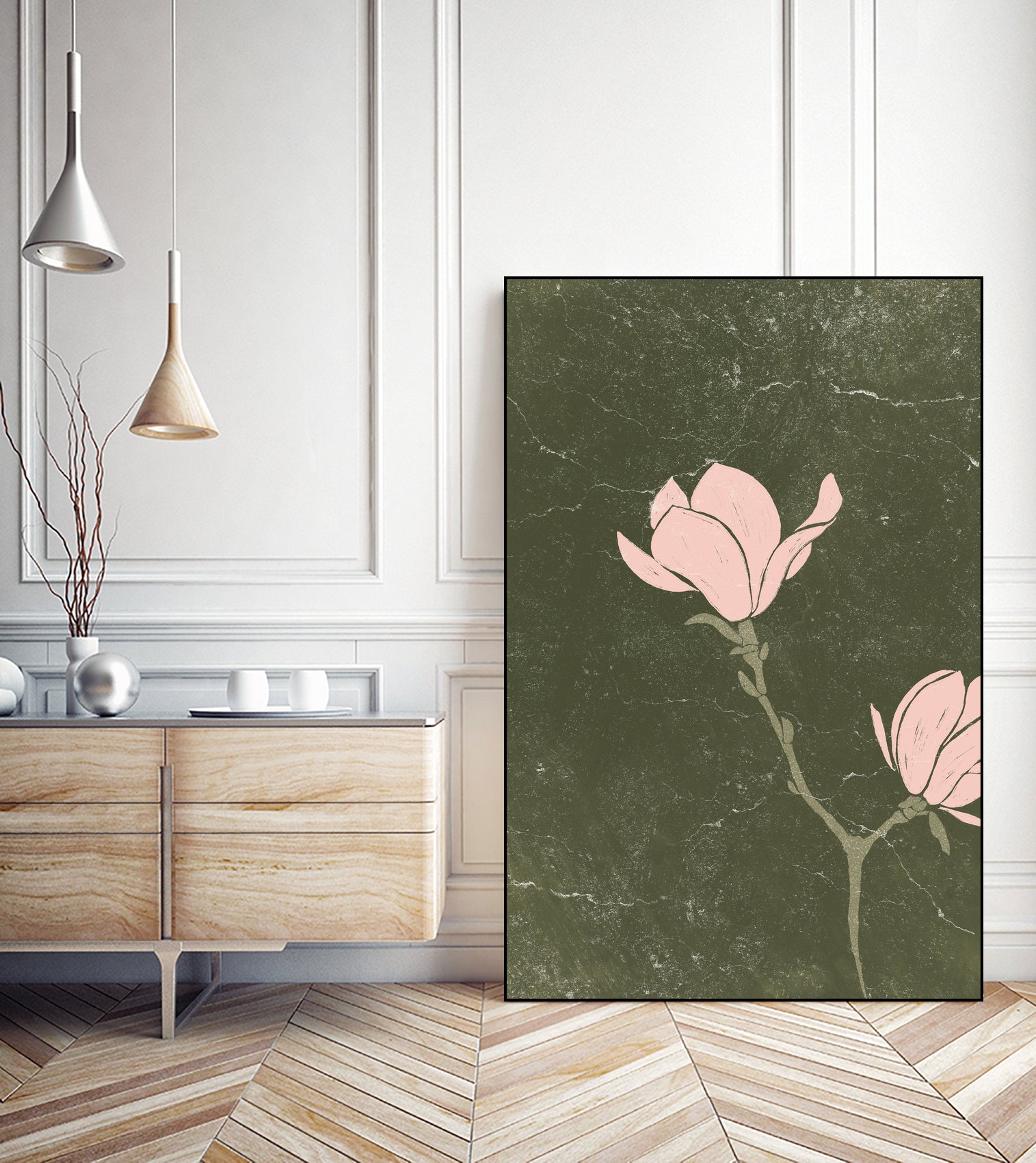 Spring I by Yuyu Pont on GIANT ART - floral/still life floral/still life