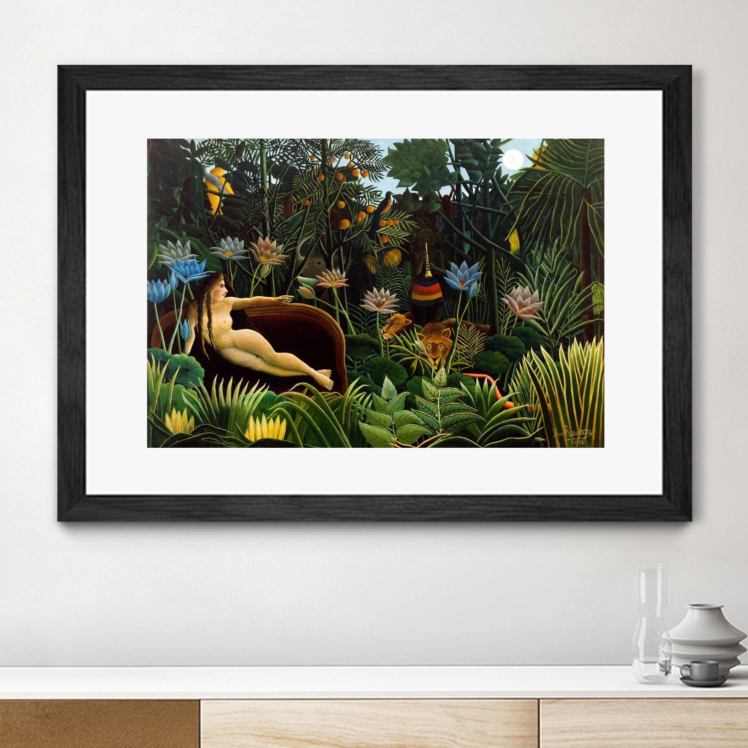 The Dream, 1910 by Henri Rousseau on GIANT ART - multi figurative