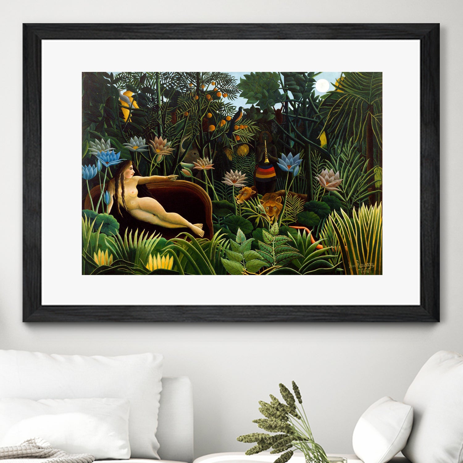 The Dream, 1910 by Henri Rousseau on GIANT ART - multi figurative