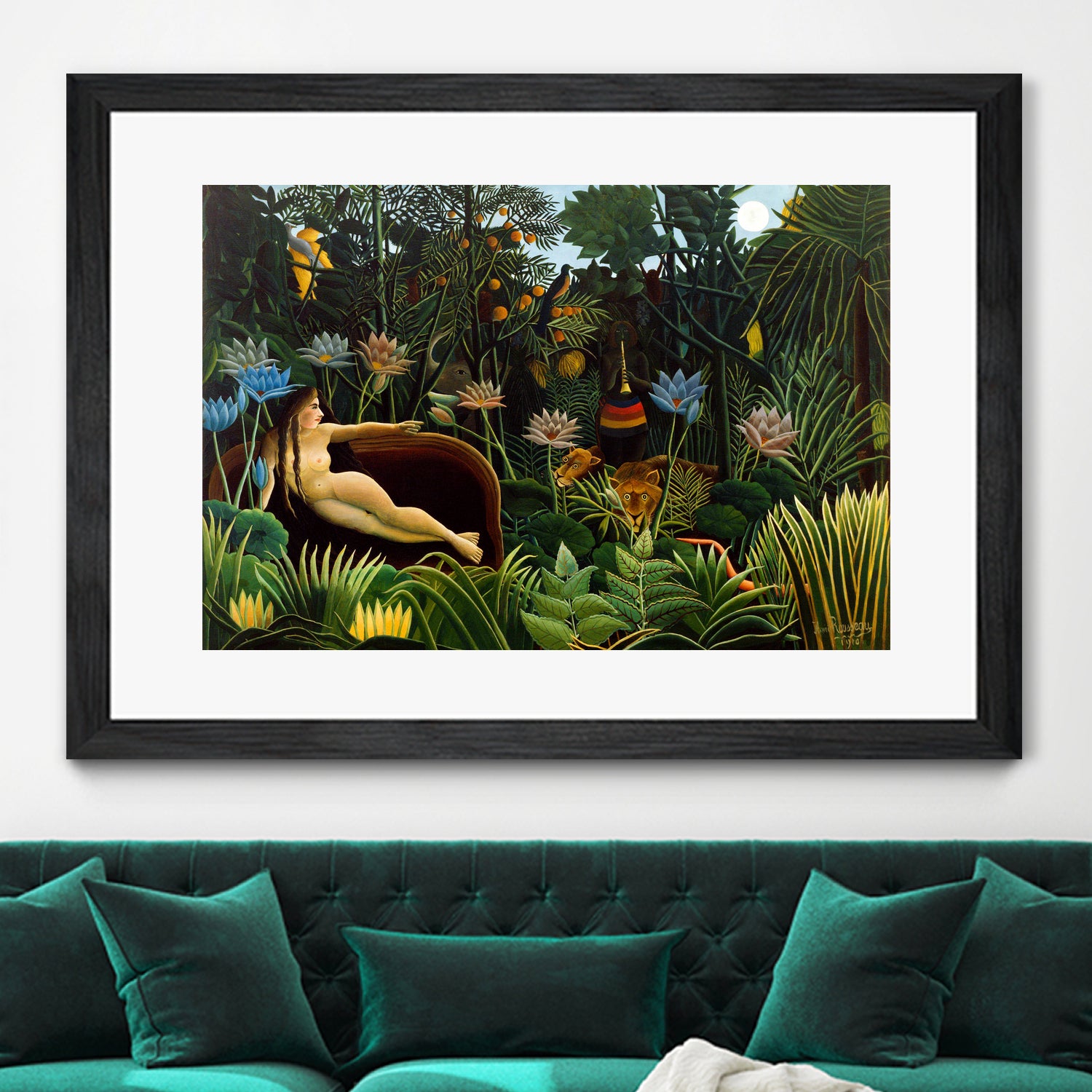 The Dream, 1910 by Henri Rousseau on GIANT ART - multi figurative