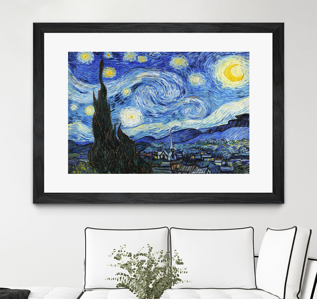 Starry Night  by Vincent Van Gogh on GIANT ART - blue museum
