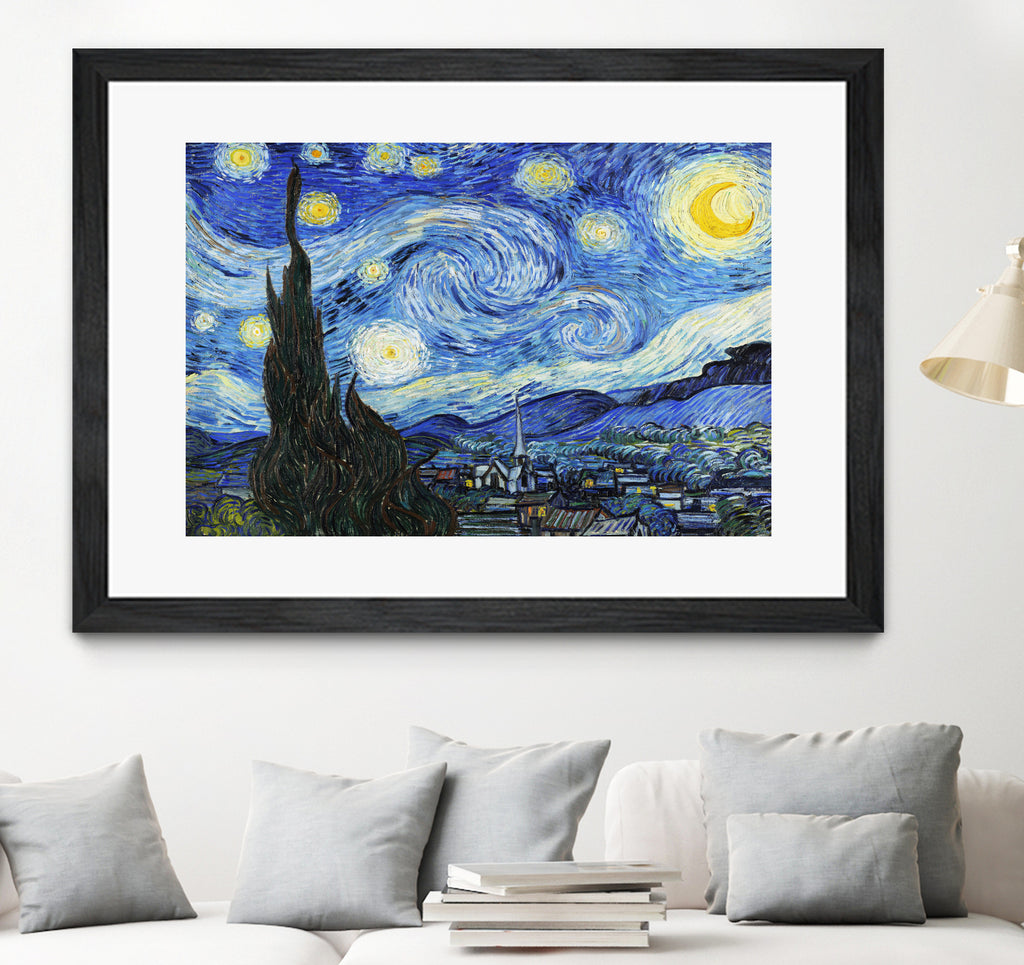 Starry Night  by Vincent Van Gogh on GIANT ART - blue museum