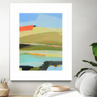 Colorfield No. 16 by Jan Weiss on GIANT ART - green landscapes