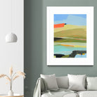 Colorfield No. 16 by Jan Weiss on GIANT ART - green landscapes