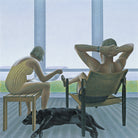 Veranda, 1962 by Alex Colville on GIANT ART - blue figurative