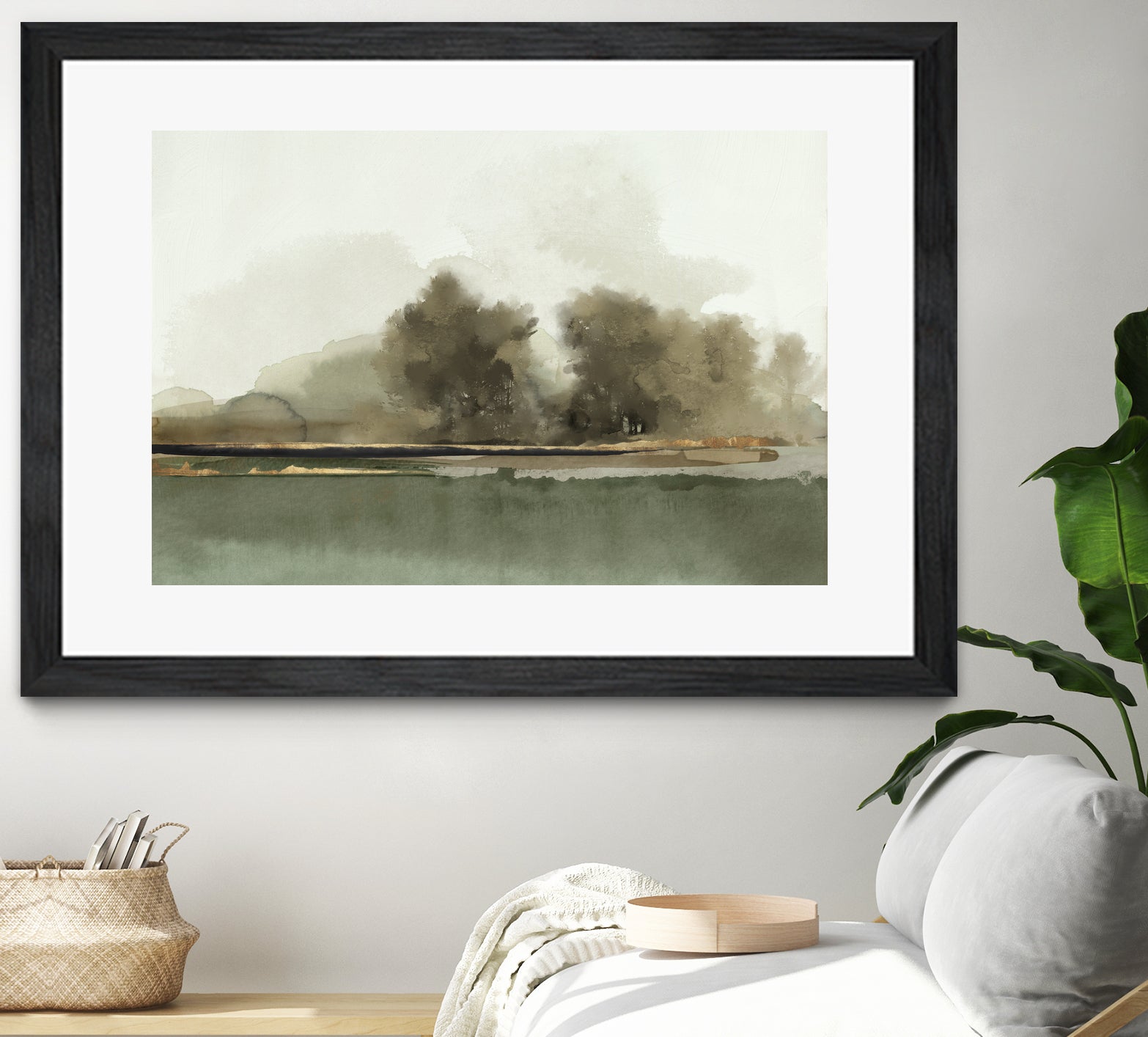 Forest Memories  by Jacob Q on GIANT ART - gold landscape 