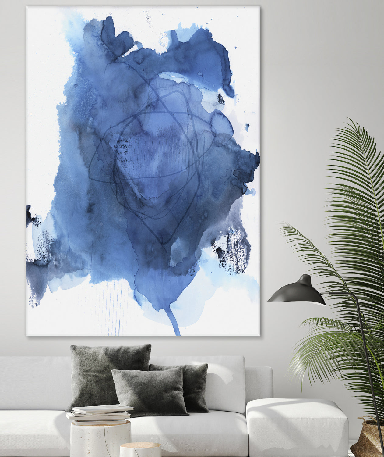 Into The Deep Blue I by Andrea Haase on GIANT ART - abstract