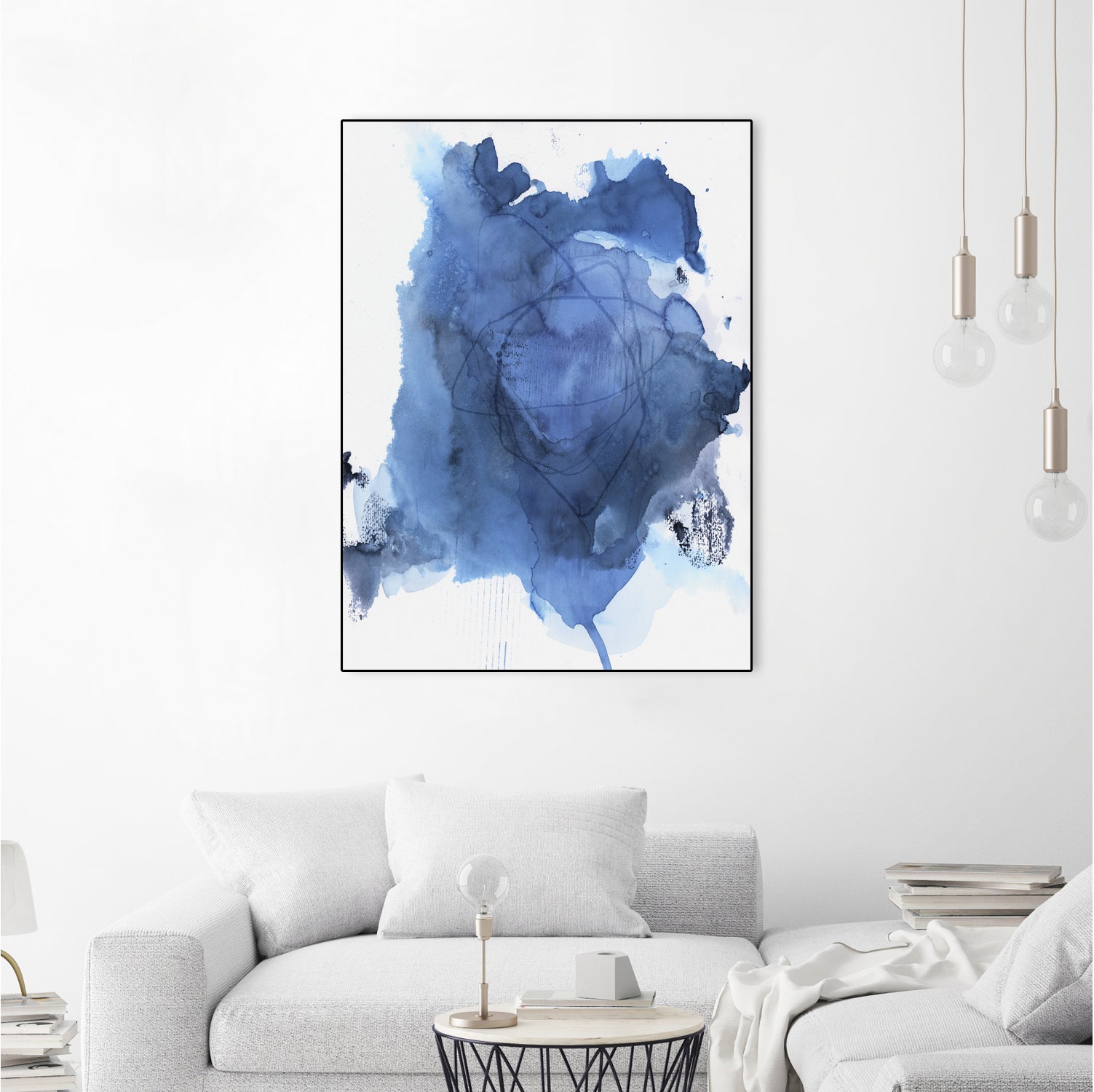 Into The Deep Blue I by Andrea Haase on GIANT ART - abstract